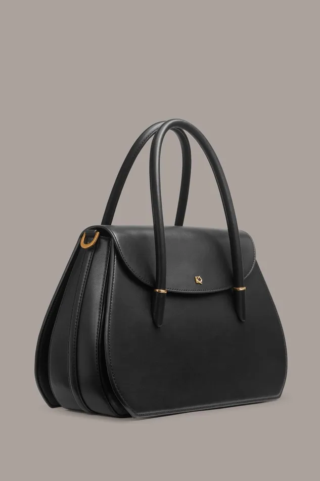 Women Donna Karan Crossbody Bags And Satchels BELLEROSE SATCHEL Black