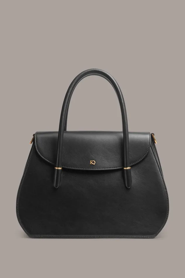 Women Donna Karan Crossbody Bags And Satchels BELLEROSE SATCHEL Black
