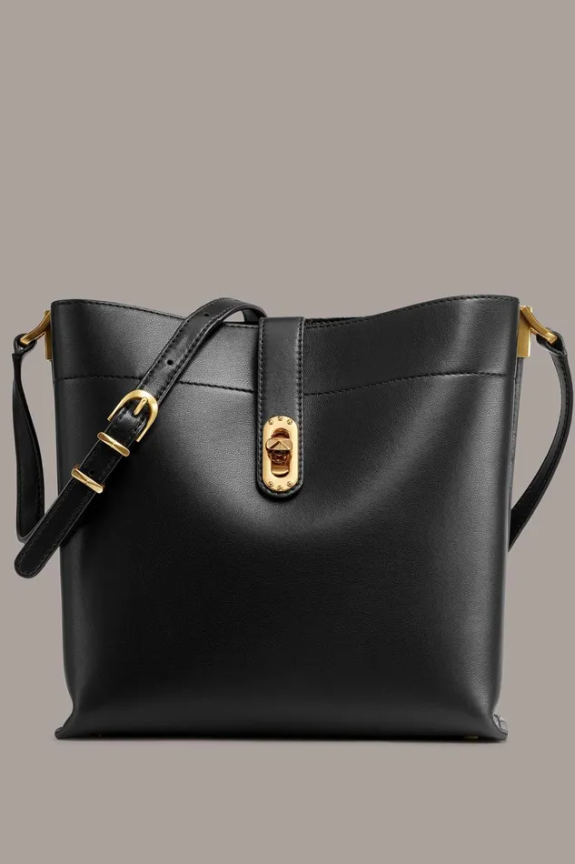 Women Donna Karan Crossbody Bags And Satchels BRIDGEHAMPTON CROSSBODY Black