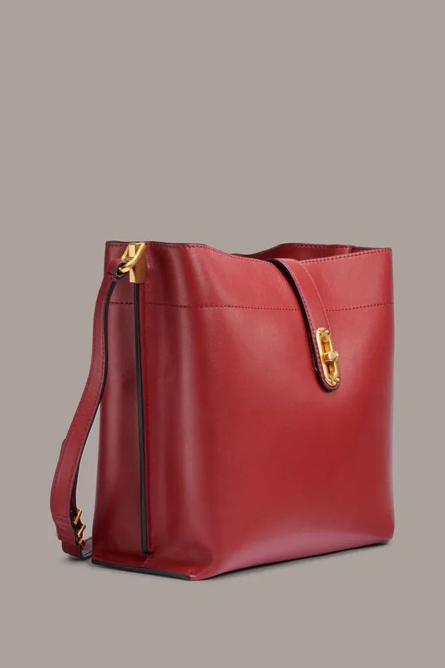 Women Donna Karan Crossbody Bags And Satchels BRIDGEHAMPTON CROSSBODY Claret