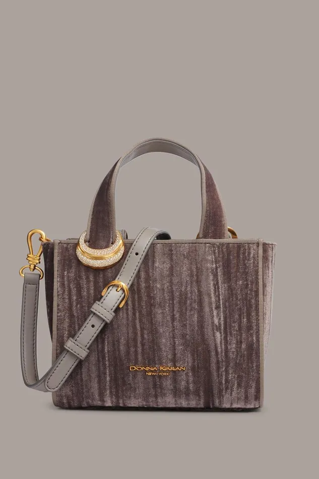 Women Donna Karan Crossbody Bags And Satchels HEWLETT CROSSBODY BAG Cloud