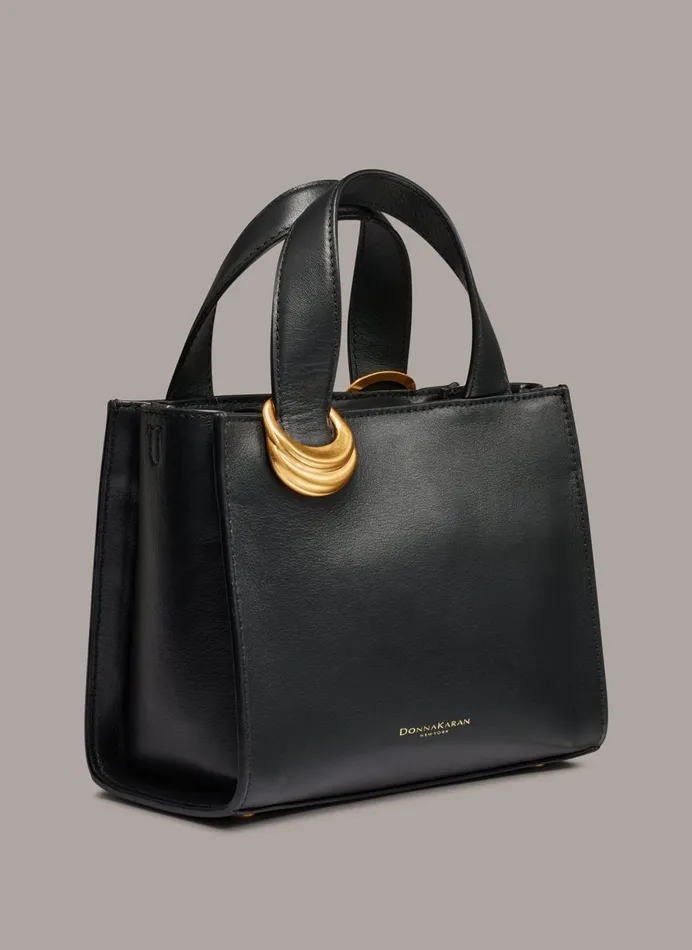 Women Donna Karan Crossbody Bags And Satchels HEWLETT CROSSBODY Blackgold