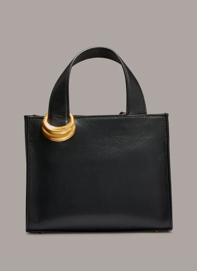 Women Donna Karan Crossbody Bags And Satchels HEWLETT CROSSBODY Blackgold