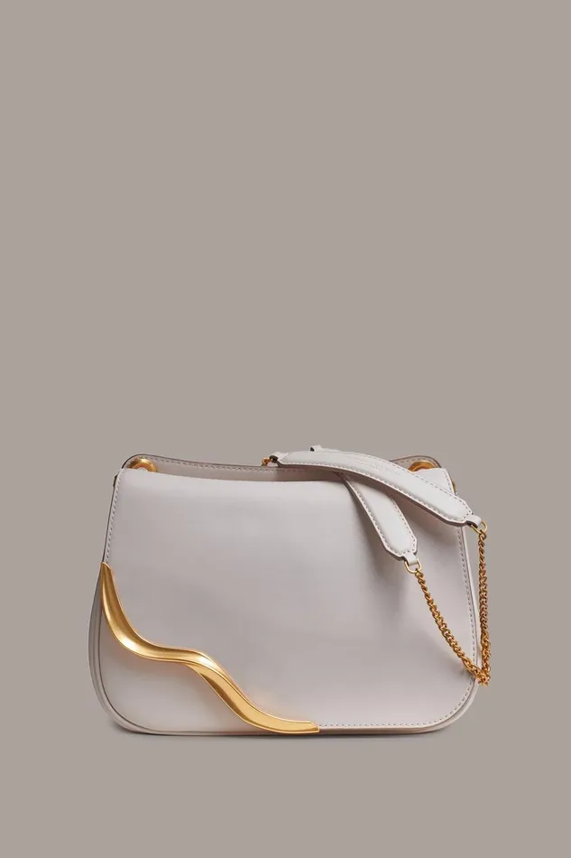 Women Donna Karan Crossbody Bags And Satchels MALVERNE CROSSBODY BAG Sand