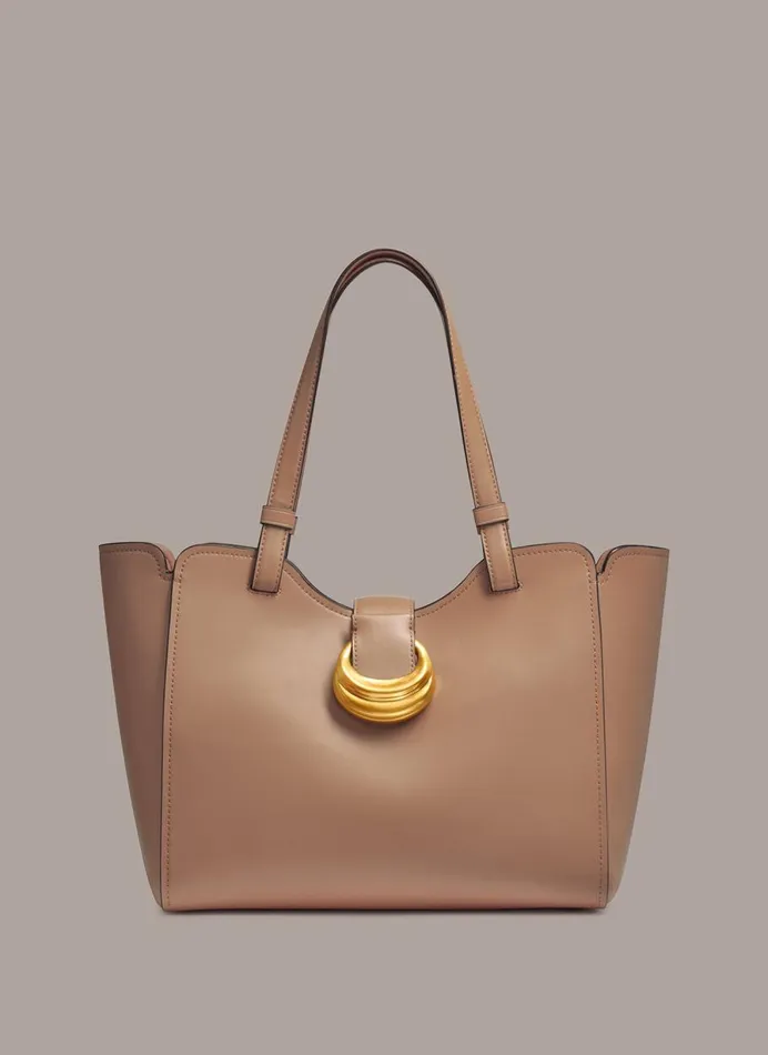 Women Donna Karan Crossbody Bags And Satchels VALLEY STREAM TOTE Fawn