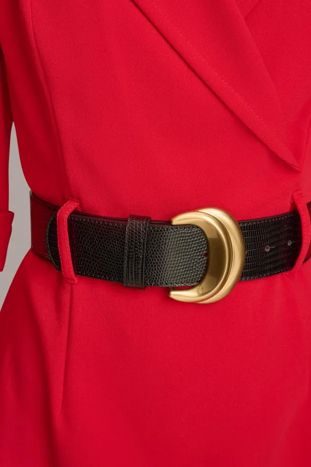 Women Donna Karan Dresses And Jumpsuits BELTED SHEATH DRESS Red