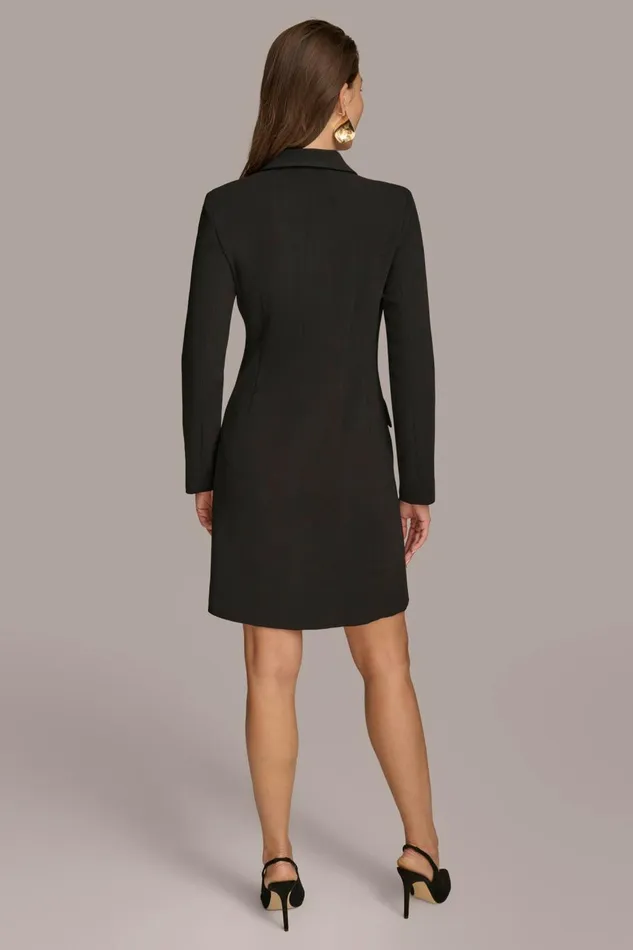 Women Donna Karan Dresses And Jumpsuits COAT DRESS Black
