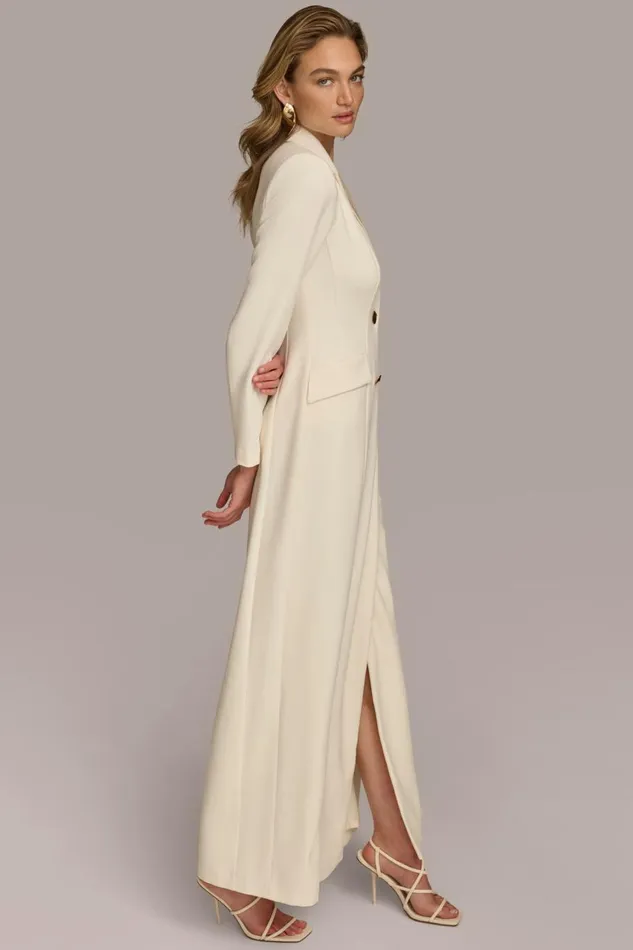 Women Donna Karan Dresses And Jumpsuits MAXI COAT DRESS Pristine