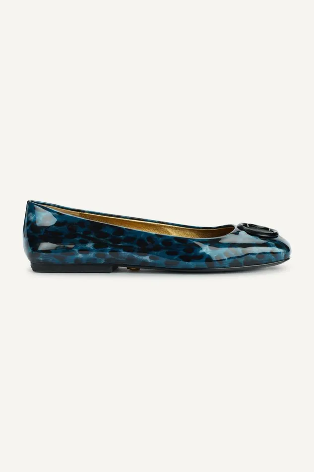 Women Donna Karan Flats And Loafers KYLEE BALLET FLAT Oxide Blue