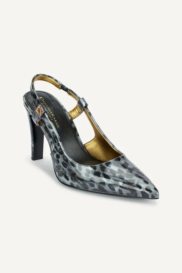 Women Donna Karan Heels And Wedges DONNA SLINGBACK PUMP Grey