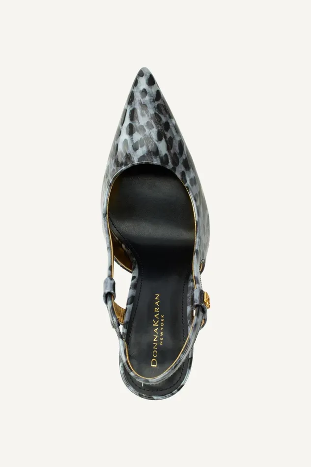 Women Donna Karan Heels And Wedges DONNA SLINGBACK PUMP Grey