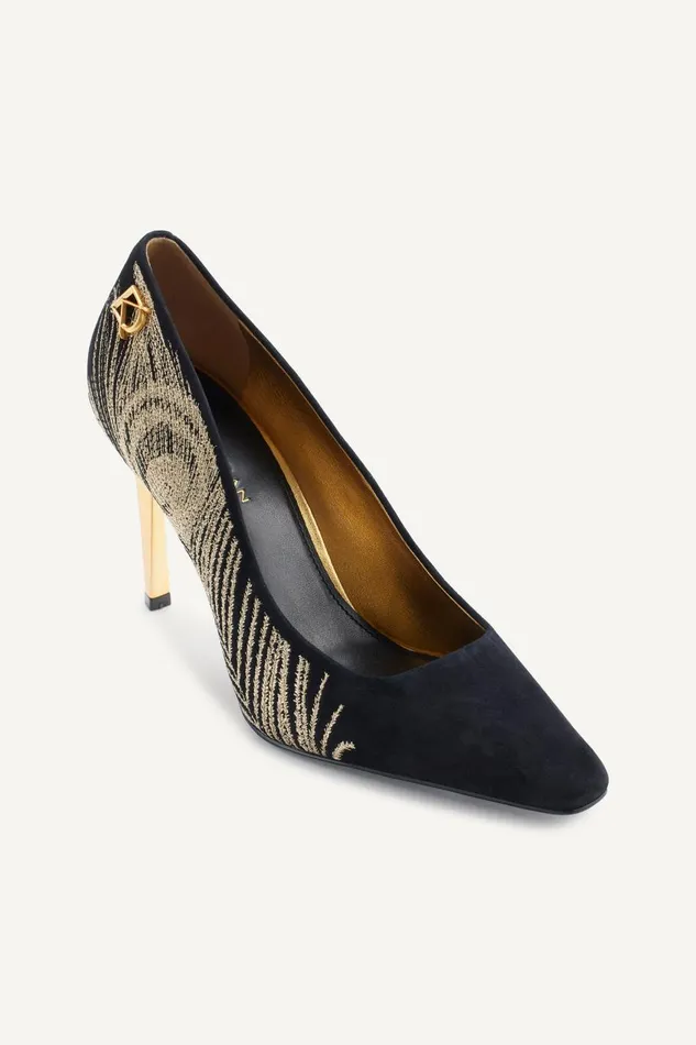 Women Donna Karan Heels And Wedges SAVITA HIGH PUMP Black