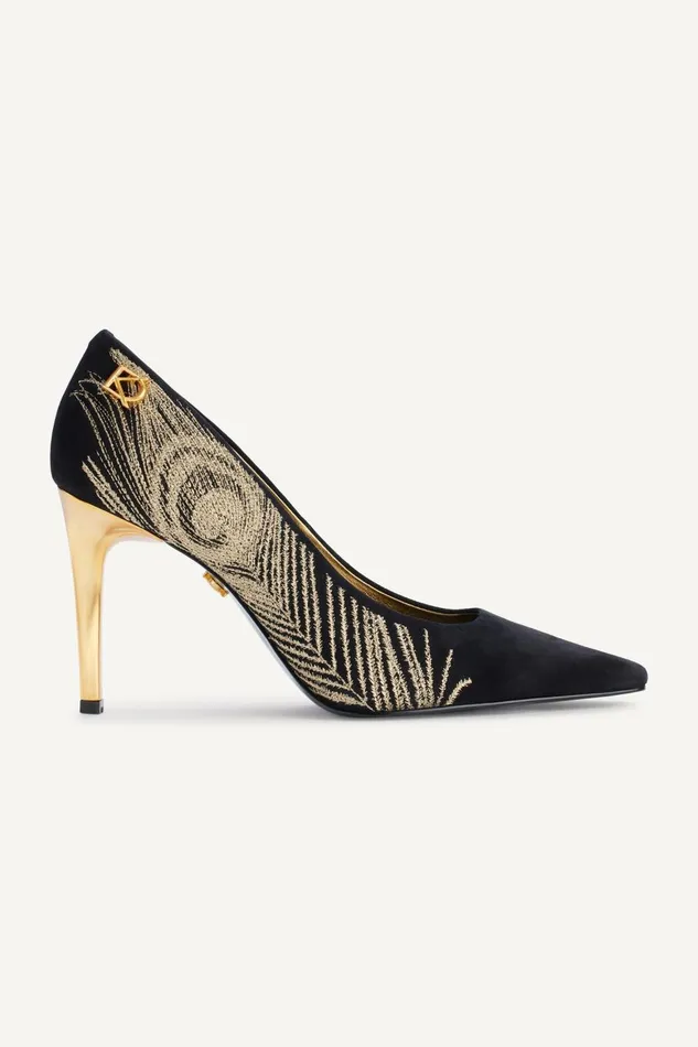 Women Donna Karan Heels And Wedges SAVITA HIGH PUMP Black