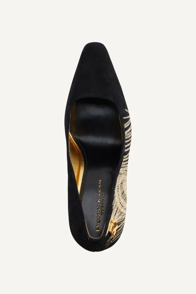 Women Donna Karan Heels And Wedges SAVITA HIGH PUMP Black
