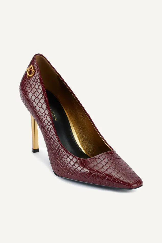 Women Donna Karan Heels And Wedges SAVITA HIGH PUMP Dark Cherry