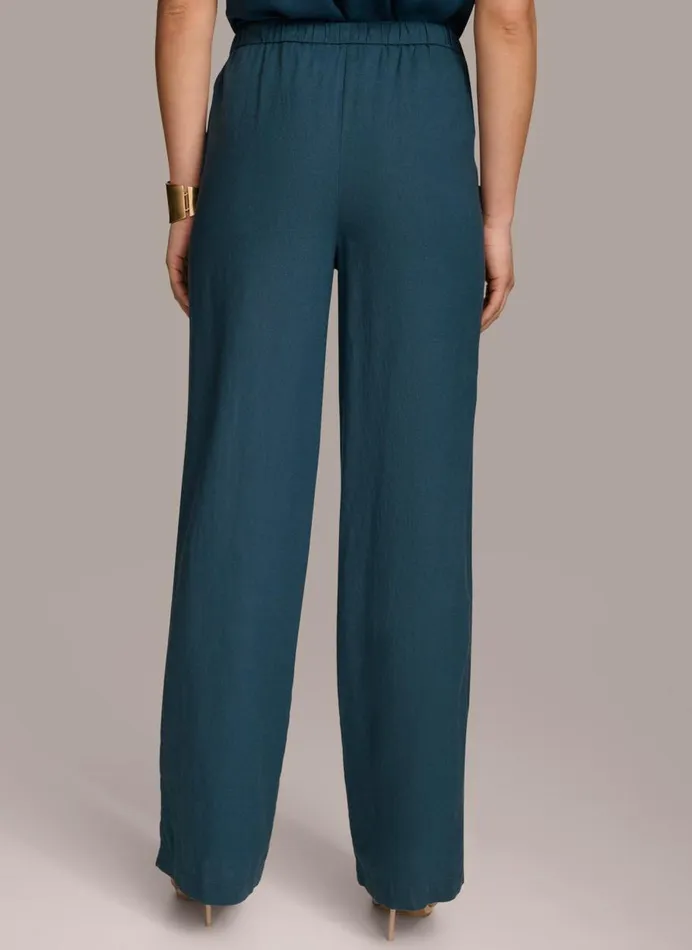 Women Donna Karan Pants DRAWSTRING PANT Tide Navy