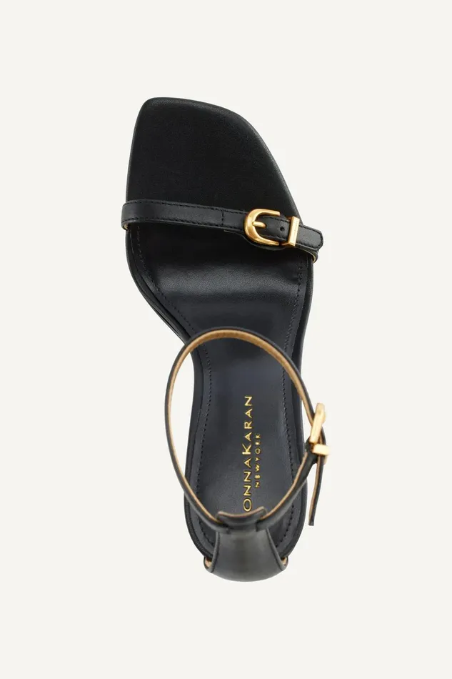 Women Donna Karan Sandals DK ANKLE STRAP SANDAL Black