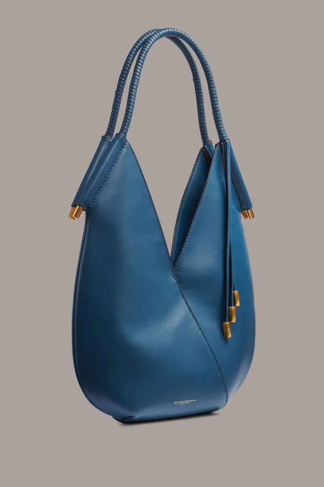 Women Donna Karan Shoulder And Hobo Bags BALDWIN MINI SHOULDER BAG Peacock