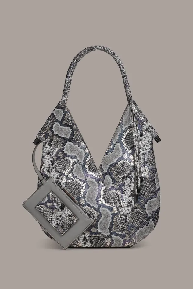 Women Donna Karan Shoulder And Hobo Bags BALDWIN MINI SHOULDER BAG Python