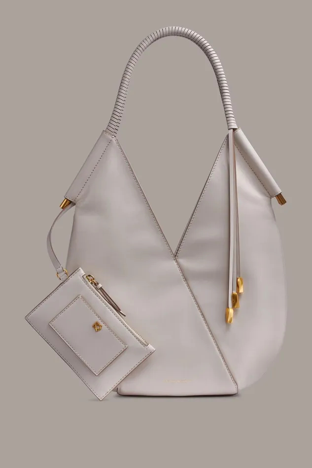Women Donna Karan Shoulder And Hobo Bags BALDWIN MINI SHOULDER BAG Sand