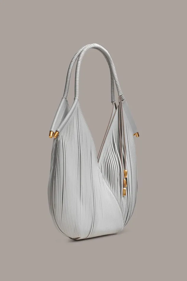 Women Donna Karan Shoulder And Hobo Bags BALDWIN MINI SHOULDER BAG Zinc