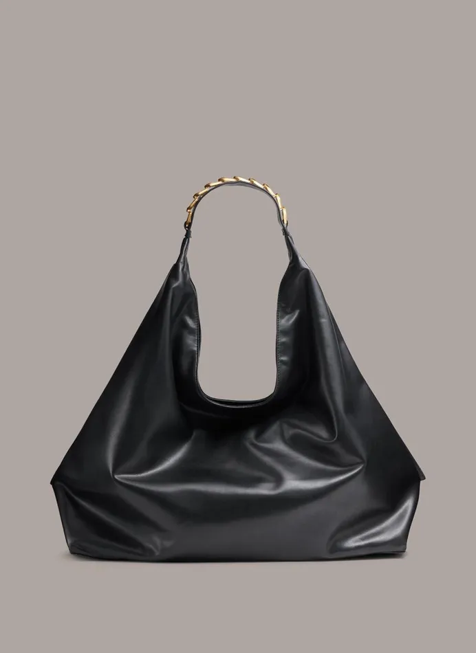 Women Donna Karan Shoulder And Hobo Bags BELLMORE XL HOBO Black