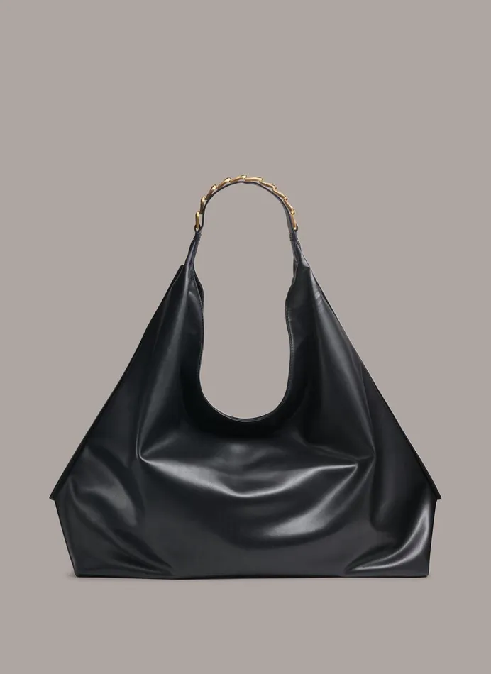 Women Donna Karan Shoulder And Hobo Bags BELLMORE XL HOBO Black