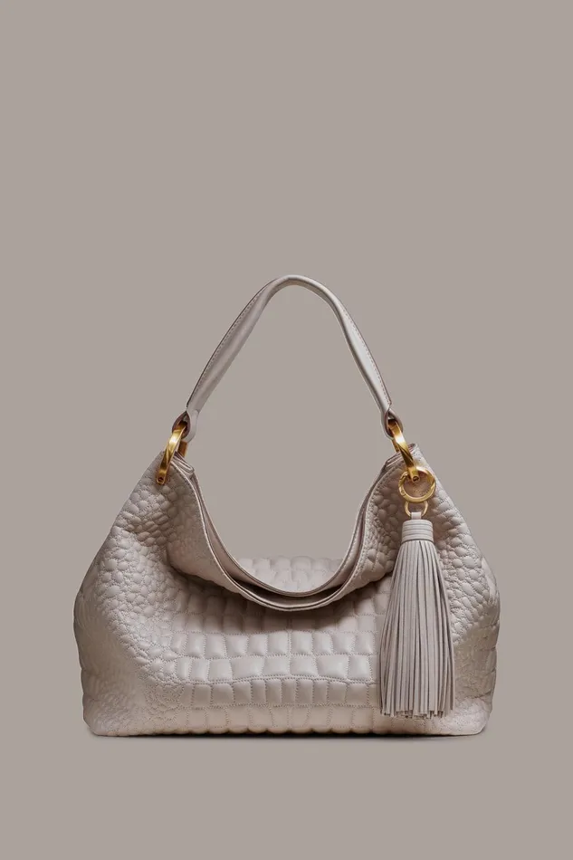 Women Donna Karan Shoulder And Hobo Bags GLENWOOD SHOULDER BAG Sand