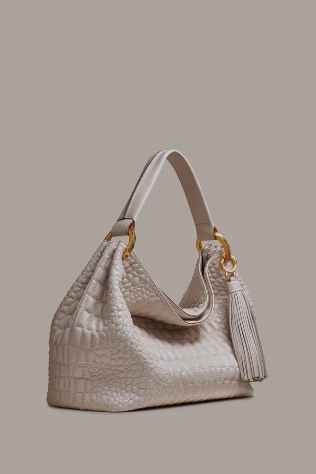 Women Donna Karan Shoulder And Hobo Bags GLENWOOD SHOULDER BAG Sand