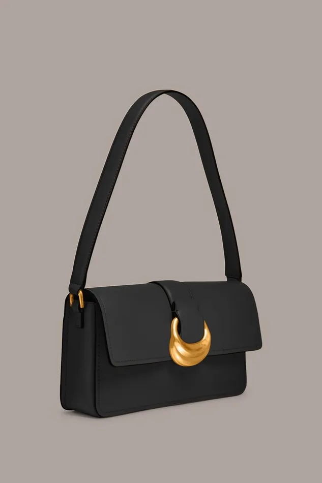 Women Donna Karan Shoulder And Hobo Bags VALLEY STREAM SHOULDER Blackgold