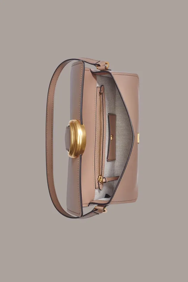 Women Donna Karan Shoulder And Hobo Bags VALLEY STREAM SHOULDER Toaster Almond
