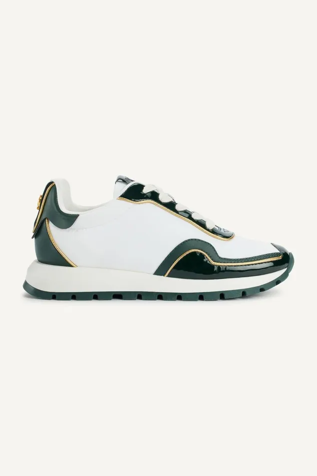 Women Donna Karan Sneakers BINX LACE UP SNEAKER Whiteforest Green