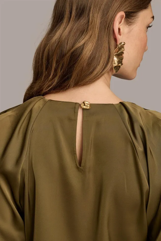 Women Donna Karan Sweaters And Tops TOP WITH CHAIN HARDWARE Beech