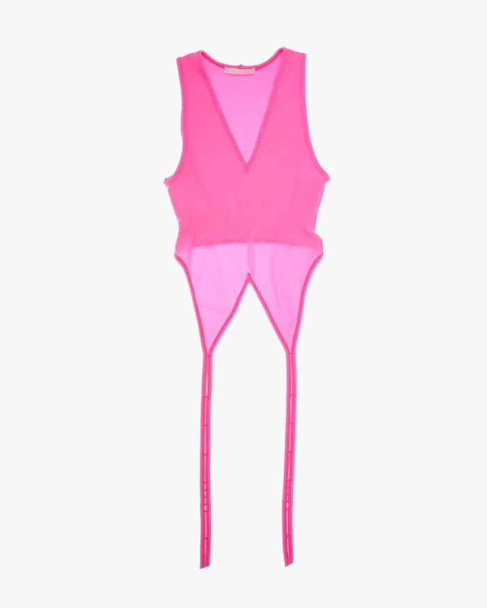 Women Double Bra Disco Pink Helmut Lang TShirts and Sweatshirts
