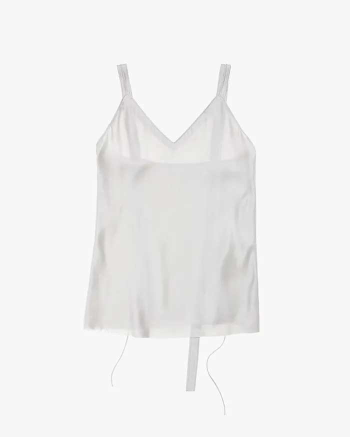 Women Double Strap Slip Top Cement Helmut Lang Tops
