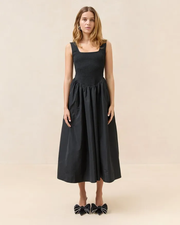 Women Dresses Loeffler Randall Estelle Pink Smocked Dress Women Dresses Loeffler Randall Estelle Pink Smocked Dress