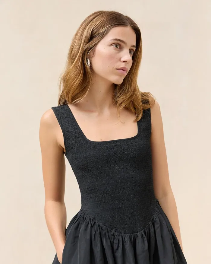 Women Dresses Loeffler Randall Estelle Pink Smocked Dress Women Dresses Loeffler Randall Estelle Pink Smocked Dress