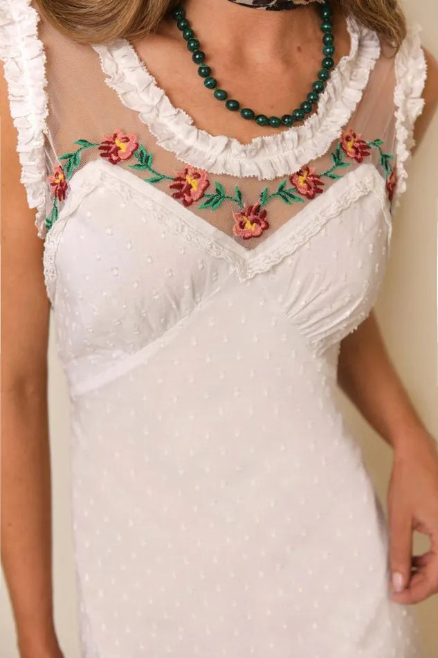 Women Dresses RIXO Adela White
