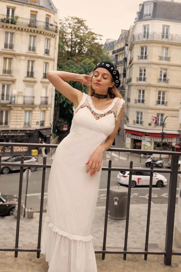 Women Dresses RIXO Adela White