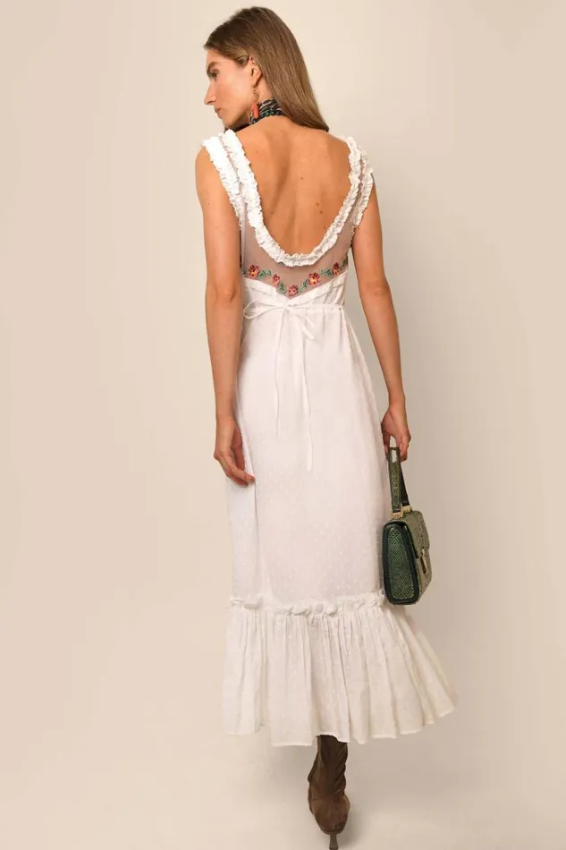 Women Dresses RIXO Adela White