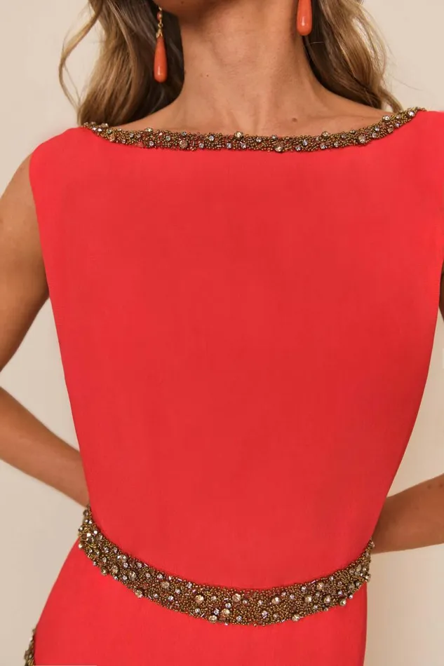 Women Dresses RIXO Alexia Red
