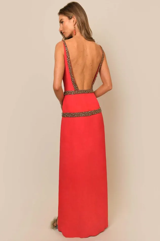 Women Dresses RIXO Alexia Red