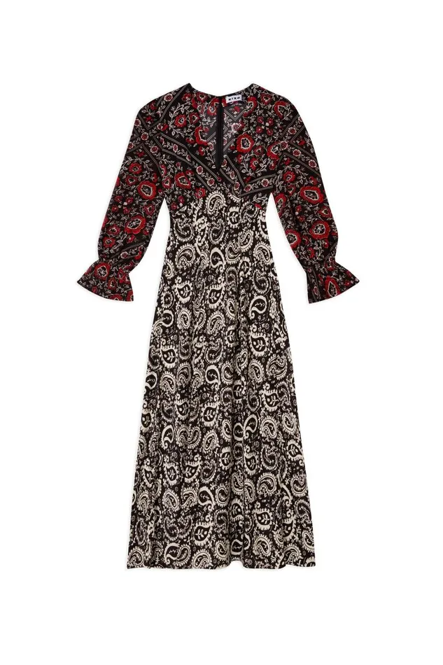 Women Dresses RIXO Aoife Paisley Scarf Mix Women Dresses RIXO Aoife Paisley Scarf Mix