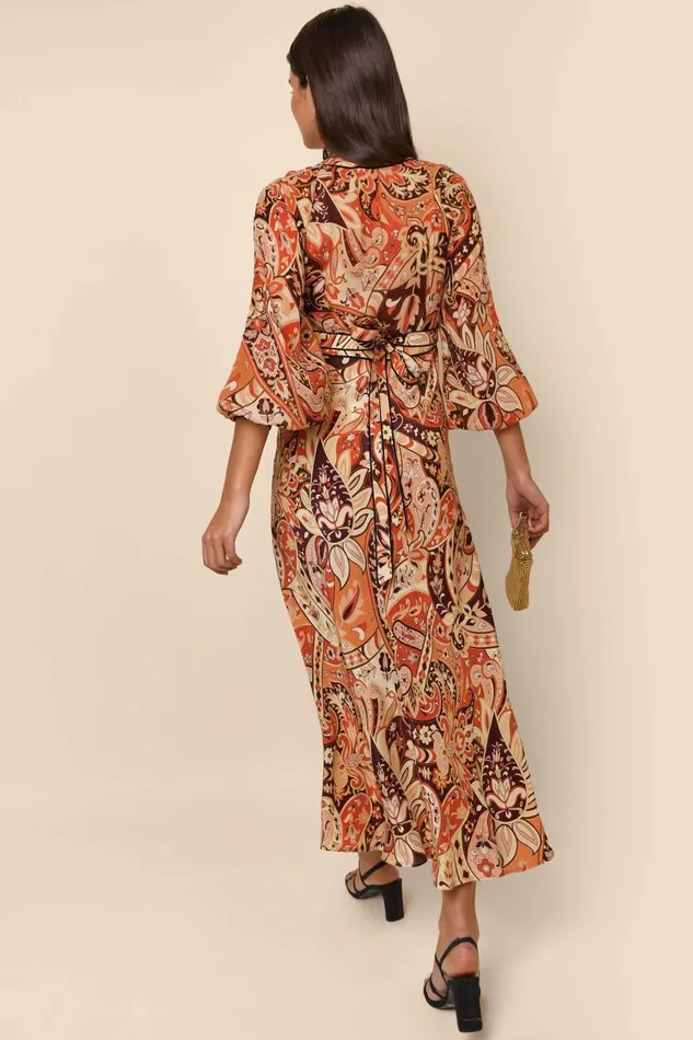 Women Dresses RIXO Ayla Grace Paisley Canyon Women Dresses RIXO Ayla Grace Paisley Canyon