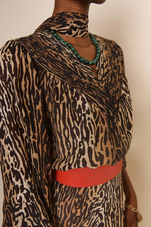 Women Dresses RIXO Bette Bohemia Leopard Women Dresses RIXO Bette Bohemia Leopard