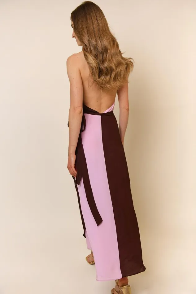 Women Dresses RIXO Bluebelle Chocolate Lilac Mix Women Dresses RIXO Bluebelle Chocolate Lilac Mix