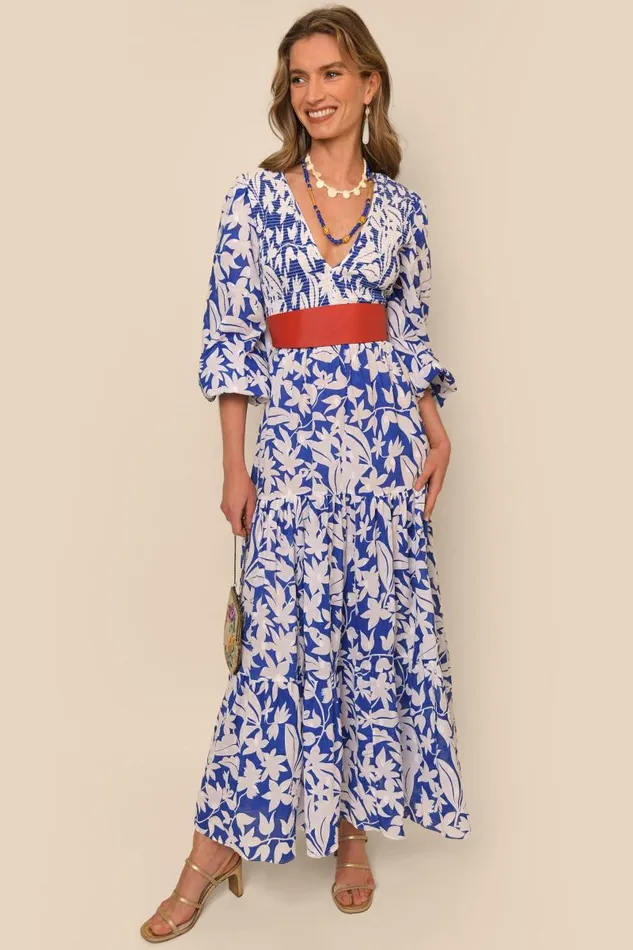 Women Dresses RIXO Brooke Cut Out Palm Violet
