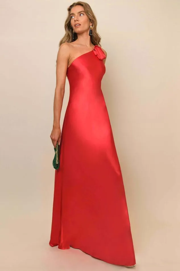 Women Dresses RIXO Doutzen Red Women Dresses RIXO Doutzen Red