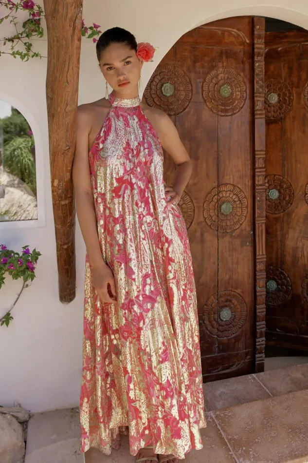 Women Dresses RIXO Elizabeth Grace Paisley Jewel Women Dresses RIXO Elizabeth Grace Paisley Jewel