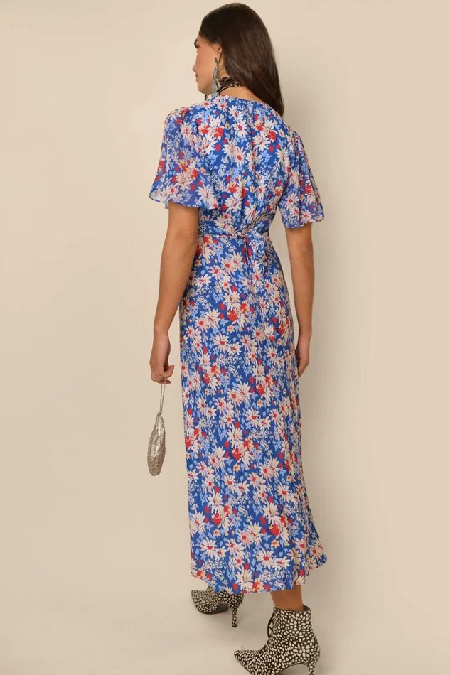 Women Dresses RIXO Florida Blue Daisy Trail Women Dresses RIXO Florida Blue Daisy Trail